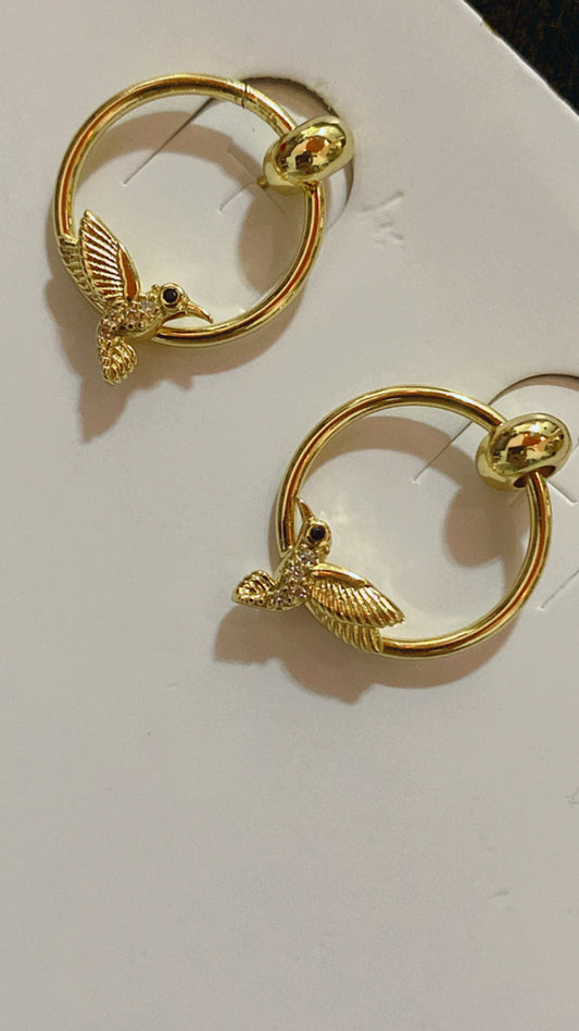 Aretes 🦚Colibrí🦚